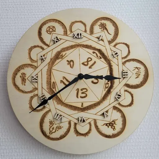 Horloges murales Dés magiques - 30cm